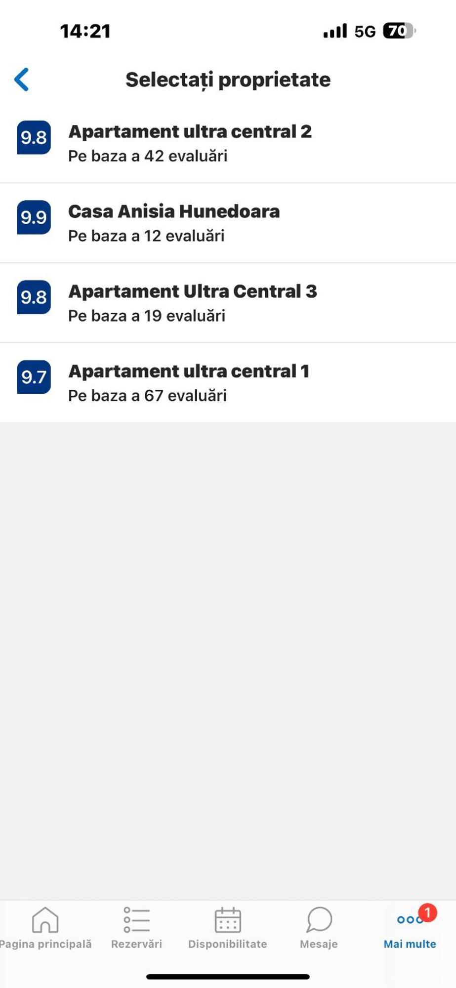 شقة Apartament Ultra Central 1 هونيدوارا المظهر الخارجي الصورة